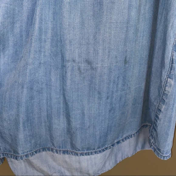 joie soft carley chambray denim tank top - Picture 6 of 6